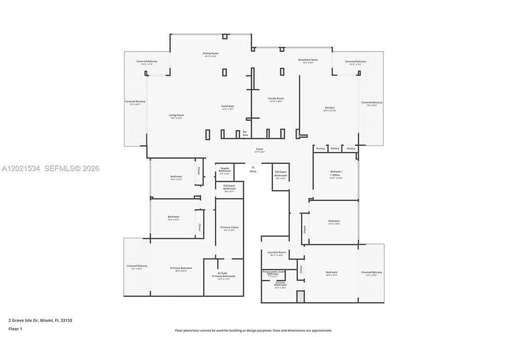 2 Grove Isle Dr, Miami, FL 33133