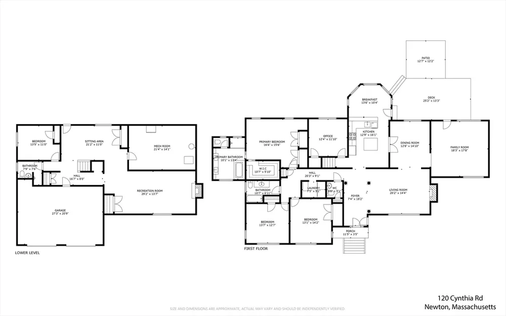 120 Cynthia Rd, Newton, MA 02459