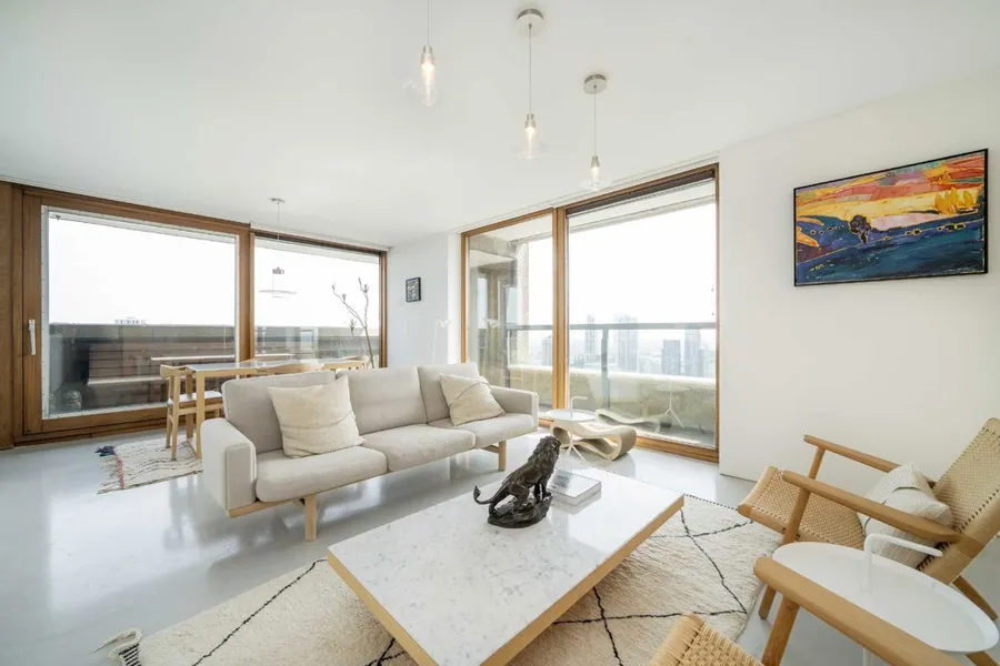 From a flat for sale