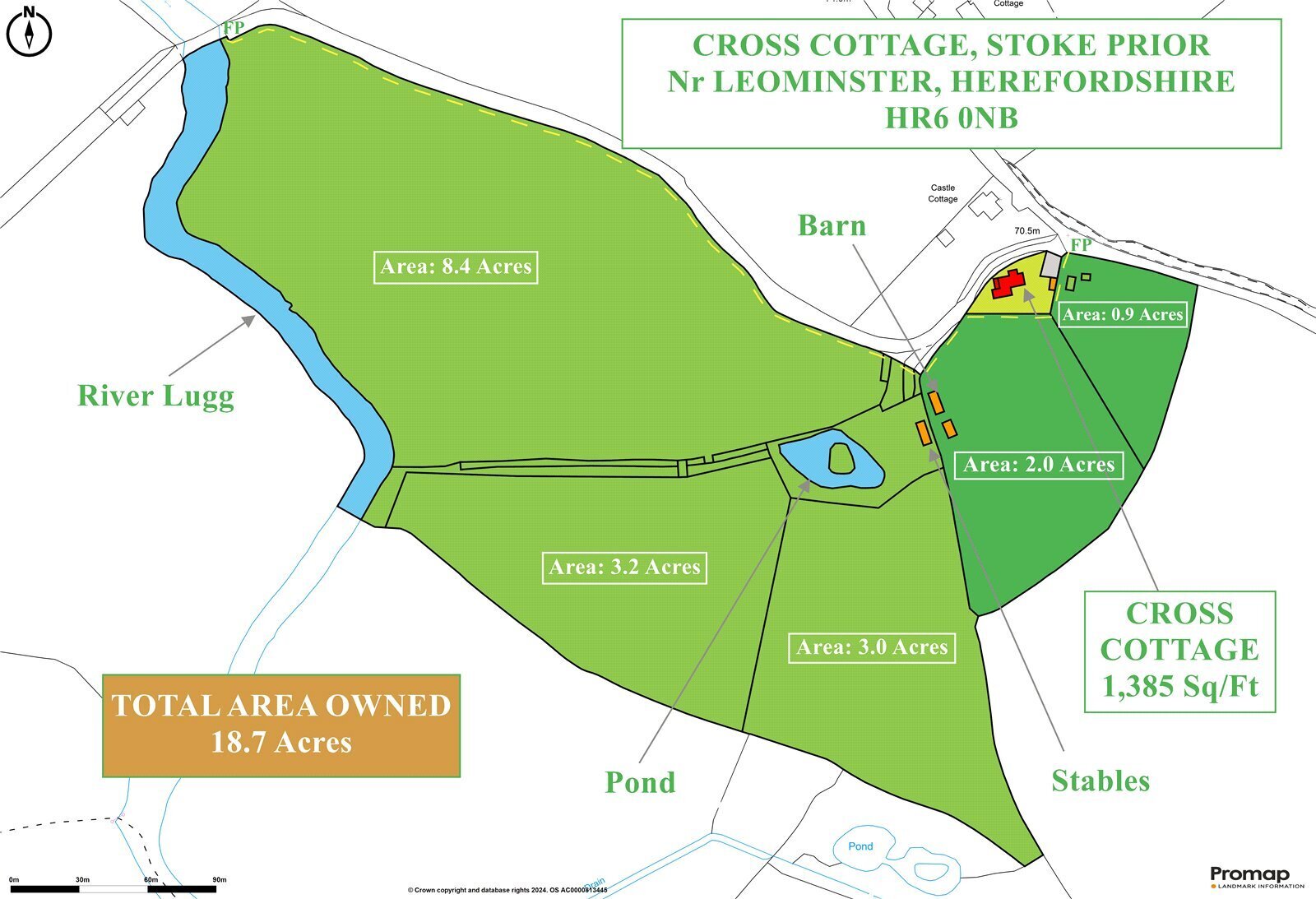 3 bedroom property for sale in Stoke Prior, Leominster, Herefordshire, HR6 Guide price £