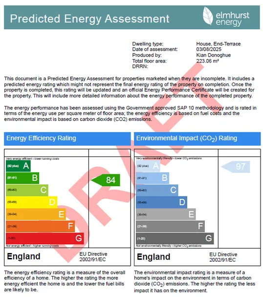 Energy performance certificate for Clarendon Drive, London, SW15
