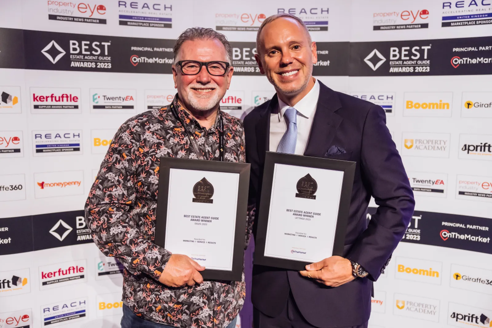 We're in the Top 5% of UK Estate Agents